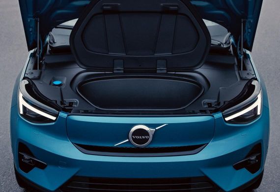 Volvo C40 přední zavazadlový prostor
